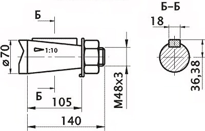 Редуктор червячный одноступенчатый 1Ч-160